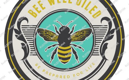 Rudtek Bee Well Oiled Logo