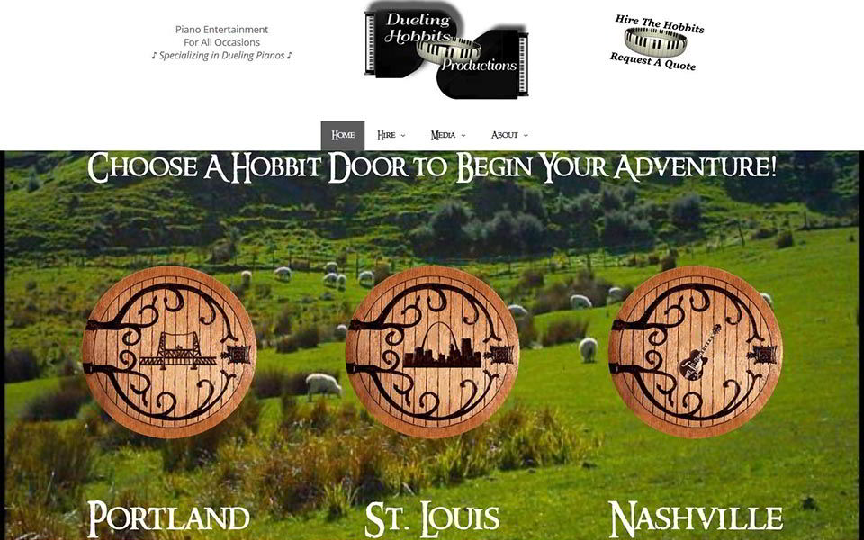 Rudtek Dueling Hobbits Productions Website